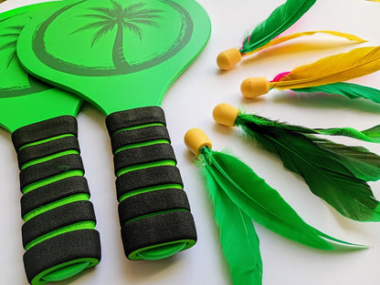 Schlägersatz - Palmgrün Tropic