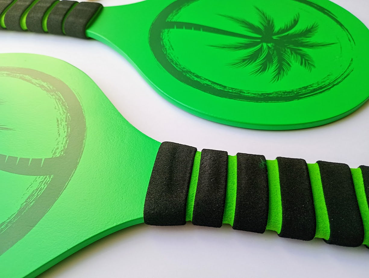 Schlägersatz - Palmgrün Tropic